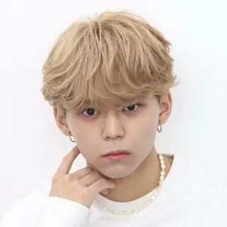 ミディアム カラー パーマ ヘアアレンジ メンズ メンズ特化❤️‍🔥 RIKU❤️‍🔥のヘアスタイル