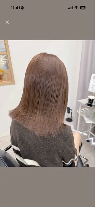 ロング カラー 盛れる艶カラー× レイヤーカット/咲来のヘアスタイル