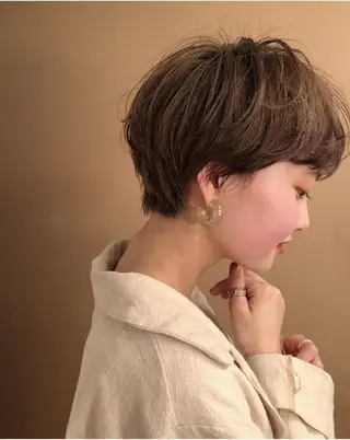 ショート カラー パーマ マンツーマン美容師 立川　♡MIHO♡のヘアスタイル