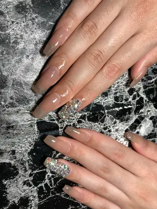 セミロング ネイル ✴︎ Delightのネイルデザイン