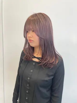 ロング カラー ナチュラルカラー 児玉優香のヘアスタイル