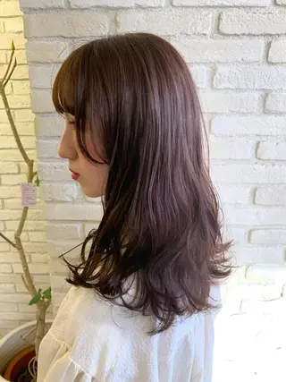 ロング カラー レイヤー＆カラー 人気美容師倉崎涼のヘアスタイル