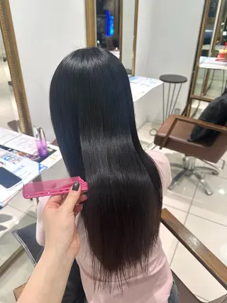 ロング 髪質改善艶カラー🩶 Nanako ⟡.·のヘアスタイル