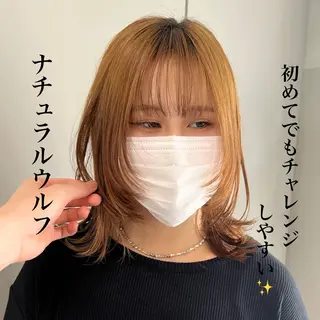 ミディアム 🐺立川のウルフ屋 さん🐺おかみ🐺のヘアスタイル