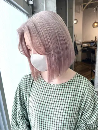 ショート カラー lani ブリーチ /ダブルカラーのヘアスタイル