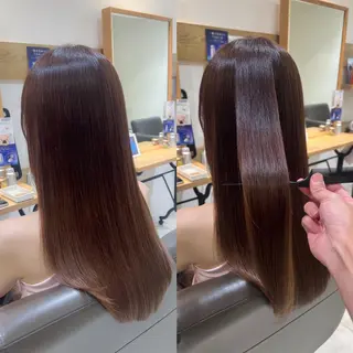 ロング SOU/エクステ /ダブルカラーのヘアスタイル