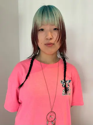 ロング カラー 🎀オイダイラ モモカ🎀のヘアスタイル