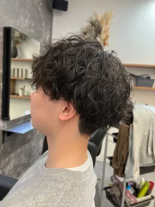 パーマ メンズ 名取 翔のヘアスタイル