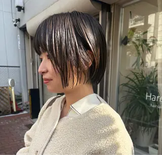 ショート カラー Hareru 豊田 修廣のヘアスタイル