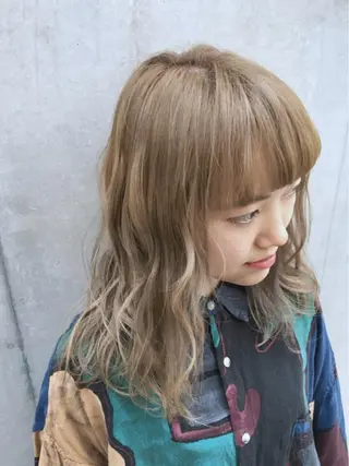 ロング カラー ✨髪質改善縮毛矯正✨ 宇田川修平のヘアスタイル