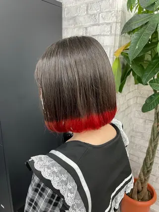 ショート カラー パーマ ヘアアレンジ メンズ キッズ ネイル マツエク・マツパ アイブロウ 歩くパワースポット 🦋KAHOのヘアスタイル