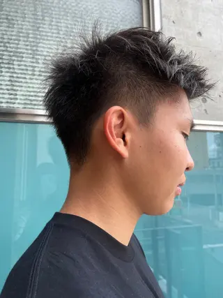 ショート カラー メンズ times salon名駅所属・久木原 ゆりのヘアスタイル