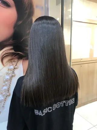 ロング パーマ 丸みショートボブ/ タッセルボブ 吉野のヘアスタイル