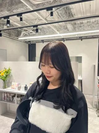 セミロング Mai🍀西梅田 メンズカットモデルのヘアスタイル