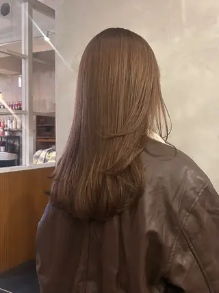 ロング カラー 透明感/暖色カラー ミウのヘアスタイル