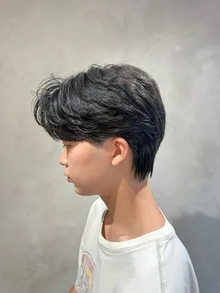 ショート パーマ メンズ 横浜/レイヤー/ カネコのヘアスタイル