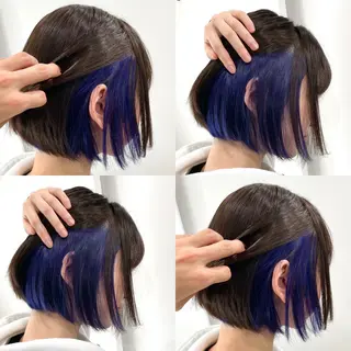 ショート カラー 🌙HIZUKI🌙 ハイトーン 艶髪のヘアスタイル