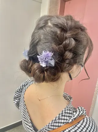 セミロング MOMO💞🦩 カラーモデル💞🦩のヘアスタイル