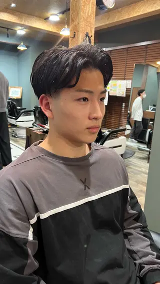 ショート メンズ 荻沼 快のヘアスタイル