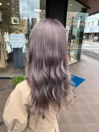 ロング カラー 菅 樹希弥のヘアスタイル