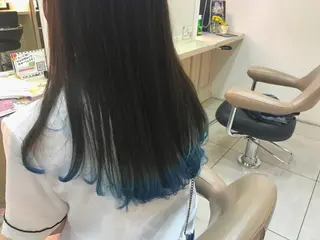 ロング カラー 吉岡 三四朗のヘアスタイル