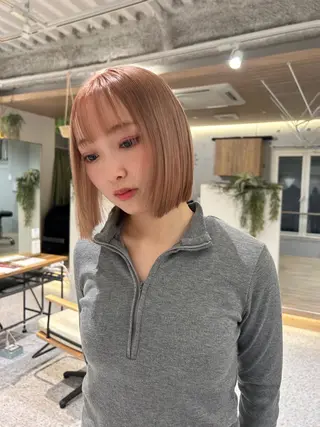 ミディアム hair&eye🎀 /momoKaのヘアスタイル