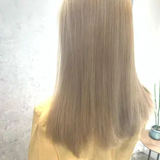 ミディアム カラー パーマ ヘアアレンジ メンズ キッズ ネイル マツエク・マツパ 切りっぱなしヘアボブ ミディアムヘアRYOのヘアスタイル