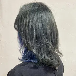 セミロング カラー soin by poshのヘアスタイル