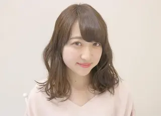 ミディアム 柳澤 興輝のヘアスタイル