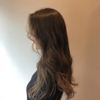 ロング カラー mizuki 韓国 ヘア/髪質改善のヘアスタイル