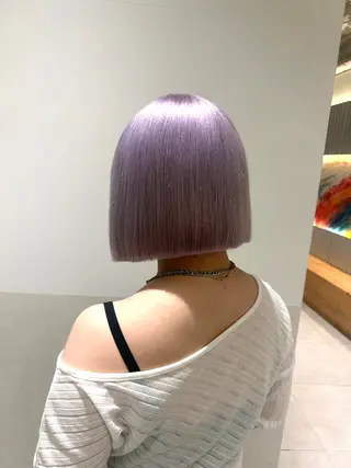 ショート カラー 垢抜け/透け感 カラー🪞moekaのヘアスタイル