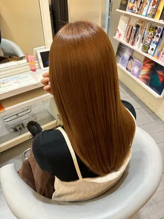 ロング オオカメ ユヅキのヘアスタイル