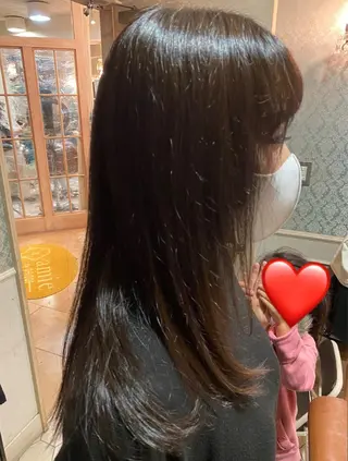 ロング 井上 日菜乃のヘアスタイル
