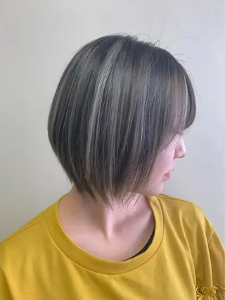 ショート カラー hair &eye LAWE.店長のヘアスタイル