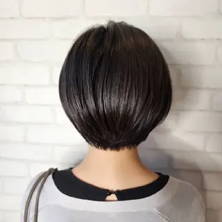 ショート 白髪率別白髪ぼかし /なおき/表参道のヘアスタイル