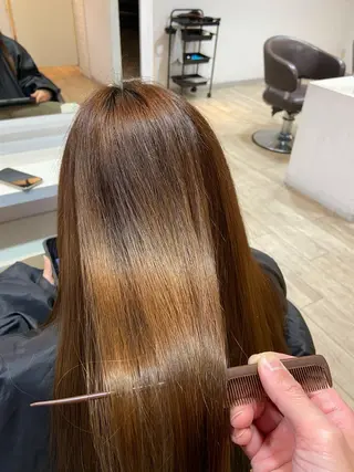 ミディアム 波川 幸功のヘアスタイル