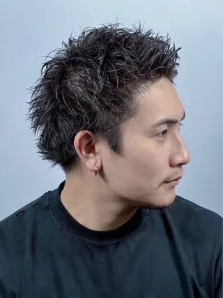 ショート barber shopのヘアスタイル