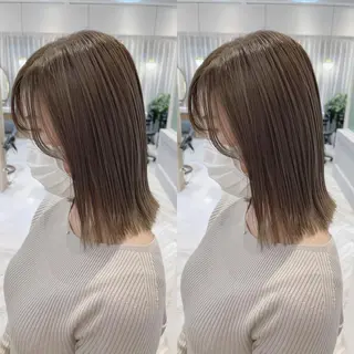 ミディアム カラー youres  hair所属・佐々木 裕一のヘアスタイル