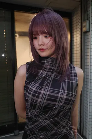 セミロング アンニュイレイヤー/ 火ノ見🪡のヘアスタイル
