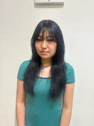 ロング カラー 脇田 光理のヘアスタイル