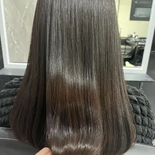 ミディアム パーマ Yu シールエクステのヘアスタイル