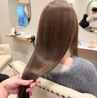 ロング 透明感カラー⭐️🌈 野村玲美のヘアスタイル