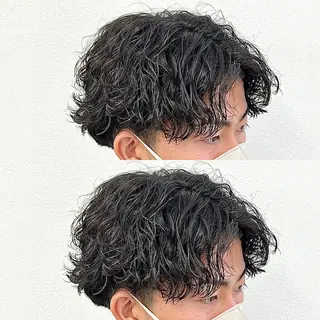 ショート パーマ メンズ ✂︎メンズパーマ✂︎ 伊藤秀真のヘアスタイル