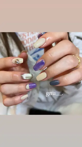 ネイル gnu__. nailのネイルデザイン