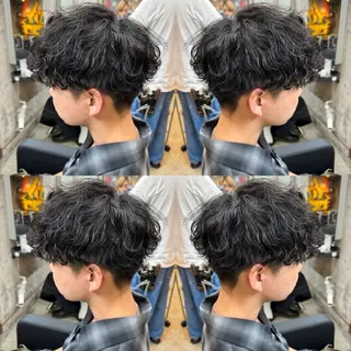 ショート パーマ メンズ 1ｍｍも妥協しない 圧倒的メンズカットのヘアスタイル