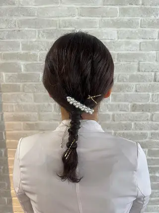 セミロング ヘアアレンジ Topstylist YUKIのヘアスタイル