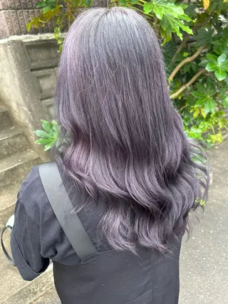 カラー ダブルスキルエクステ /羽エクステ白石宇由のヘアスタイル