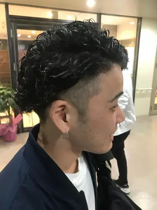 ショート カラー パーマ ヘアアレンジ メンズ キッズ ネイル マツエク・マツパ EnBlesS西宮 マンツーマン神道有基のヘアスタイル