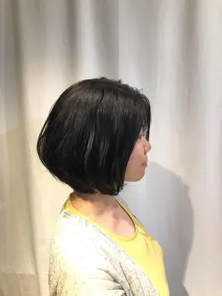 ミディアム 小杉輝/ショート /艶カラー✨のヘアスタイル