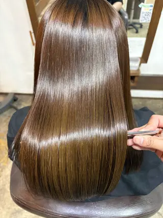 ロング Joliefille 高石店　かすみのヘアスタイル